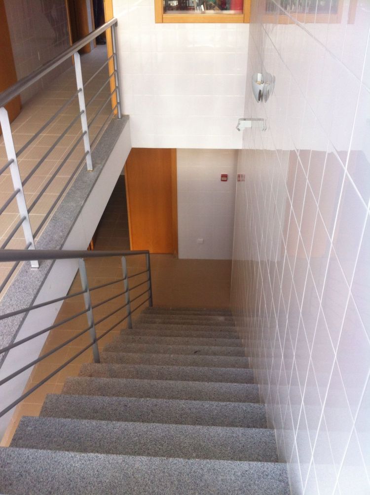 Escadas no edifício da cozinha